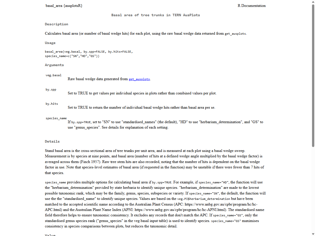 Preview of ausplotsR: quickstart guide to basic analysis of TERN AusPlots vegetation data, accessed July 23, 2025
