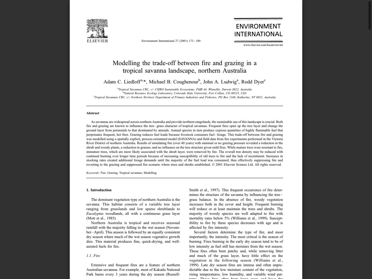 Preview of Control fire and ferals in Australia's tropical savannas to bring the small mammals back