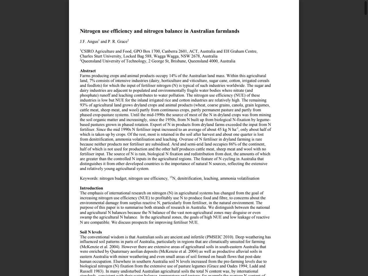 Preview of (PDF) Managing cattle grazing intensity: effects on soil organic ...