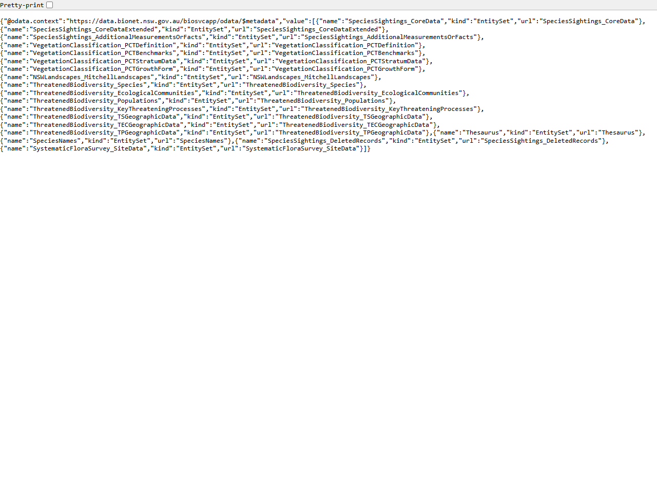 Preview of NSW Bionet Vegetation Classification Data Collection - Research Data Australia