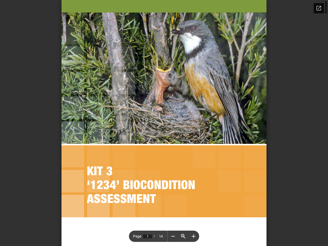 Preview of kit 3 '1234' biocondition assessment | mla, accessed August 3, 2025, 