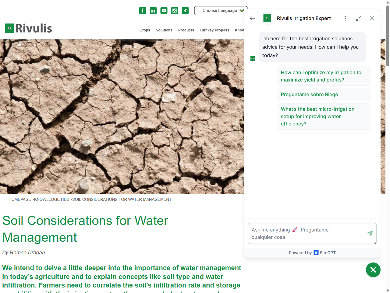 Preview of Soil Considerations for Water Management | Rivulis, accessed July 6, 2025,