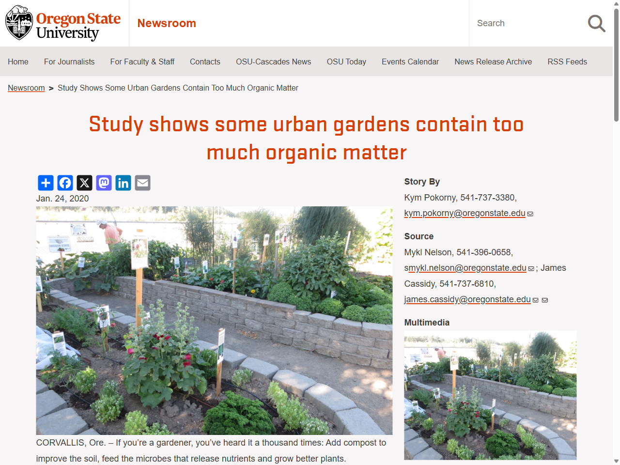 Preview of Too Much Organic Matter - Maine Organic Farmers and Gardeners Association