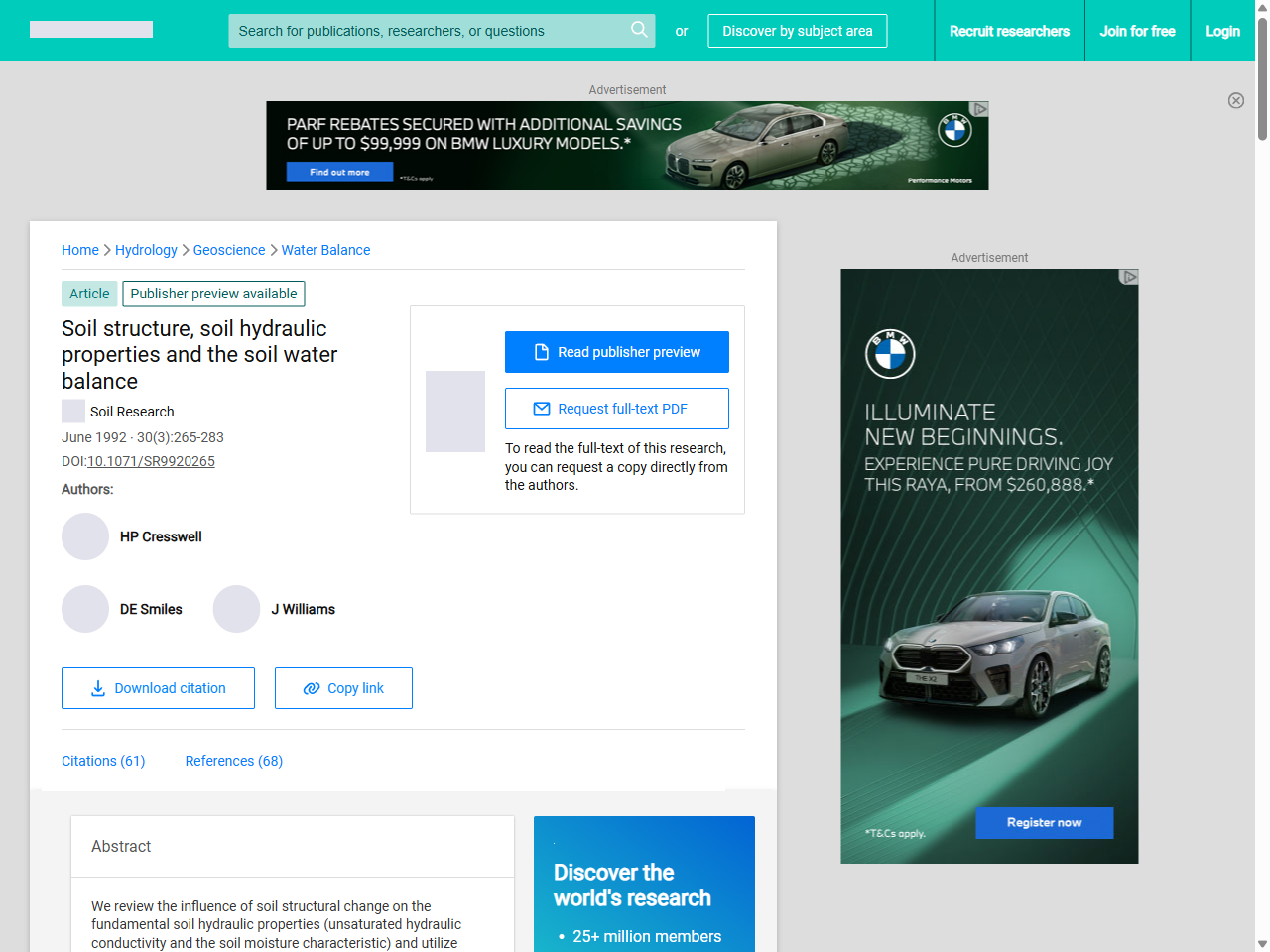 Preview of SNOWY MOUNTAIN FORESTED HILLSLOPE SOIL CHARACTERISATION, SOIL HYDROLOGICAL PROPERTIES AND SOIL GEOCHEMISTRY PROGRAM (Data derived from research linked to Save our Snow Gum (SOSG) project and Australian Mountain Research Facility (AMRF))
