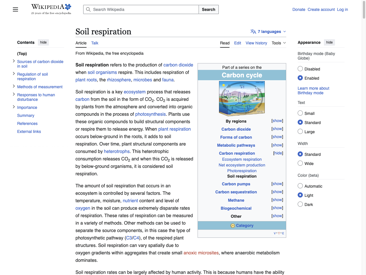 Preview of Soil respiration - Wikipedia, accessed July 30, 2025,