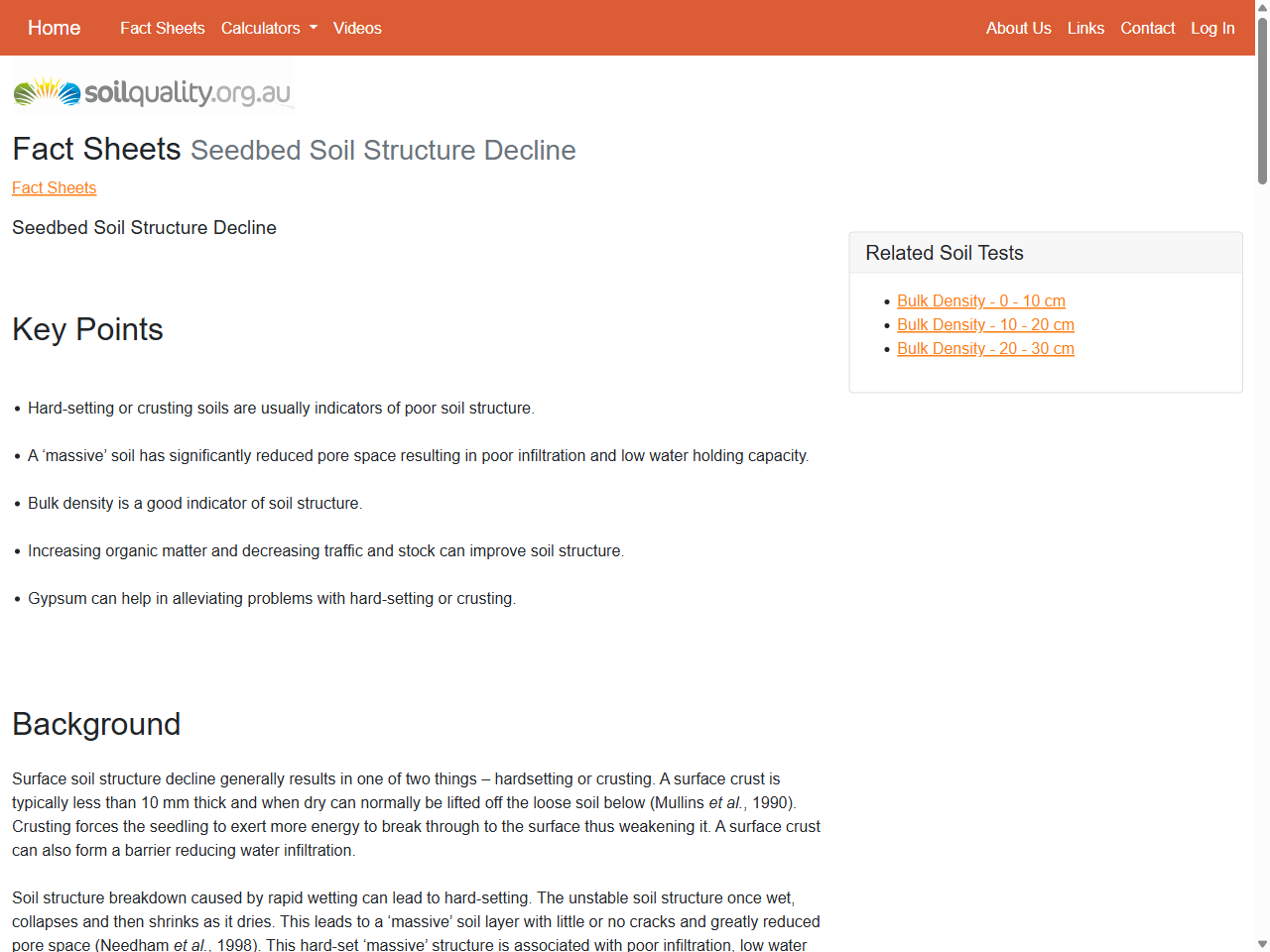Preview of Seedbed Soil Structure Decline | Fact Sheets | soilquality.org.au, accessed August 28, 2025