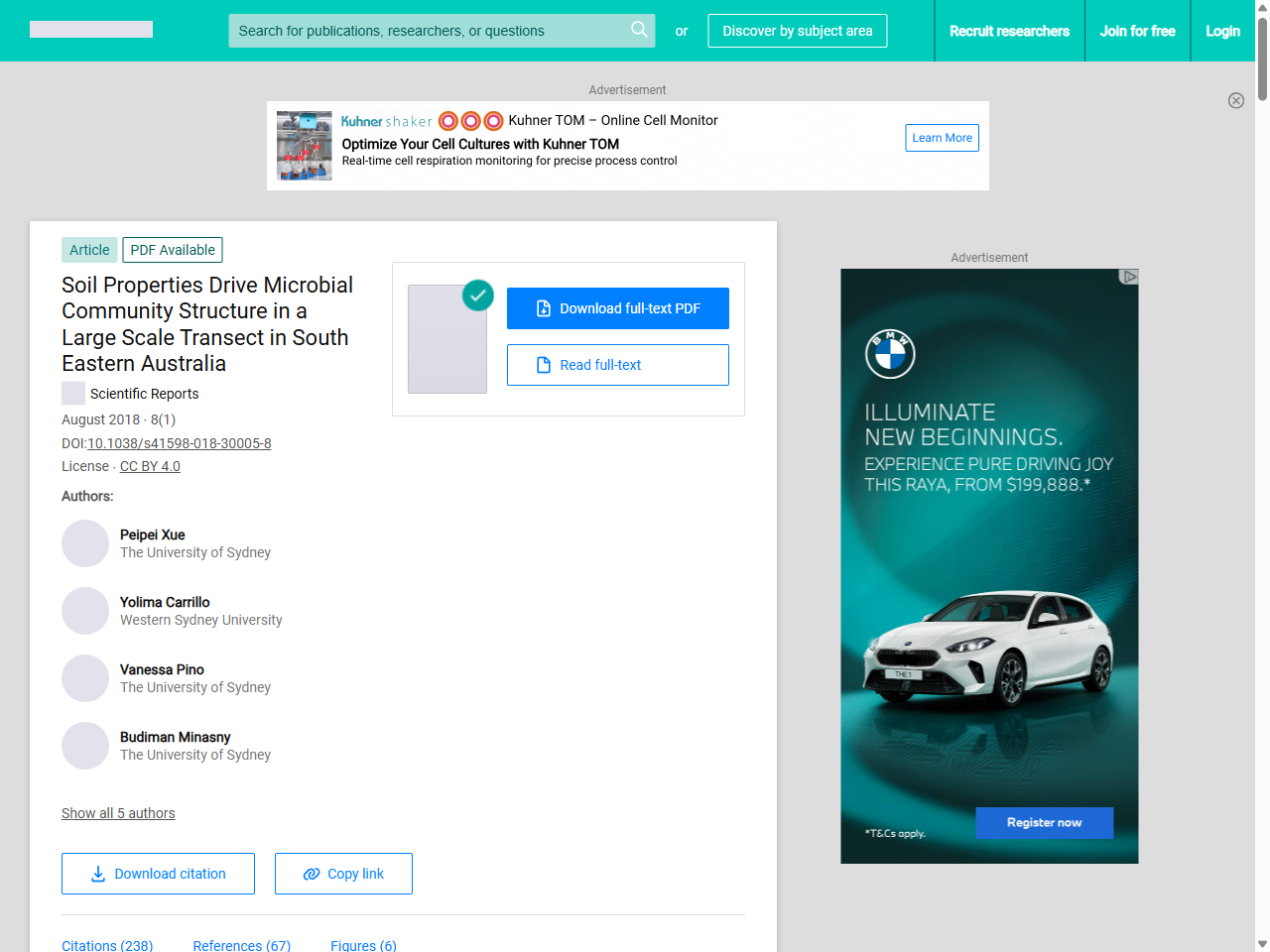 Preview of Soil Properties Drive Microbial Community Structure in a Large Scale Transect in South Eastern Australia - ResearchGate, accessed July 28, 2025
