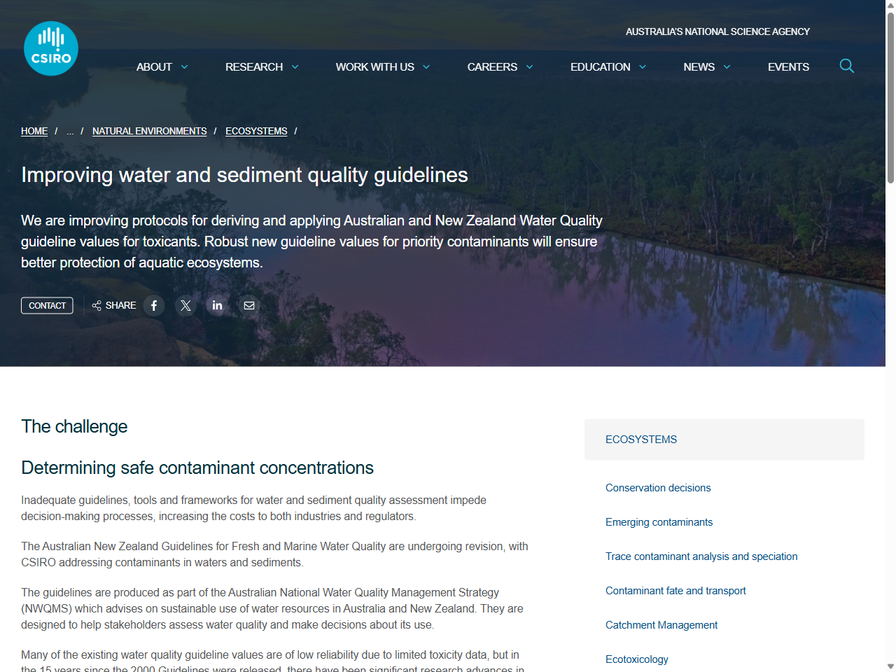 Preview of Improving water and sediment quality guidelines - CSIRO, accessed July 25, 2025, 