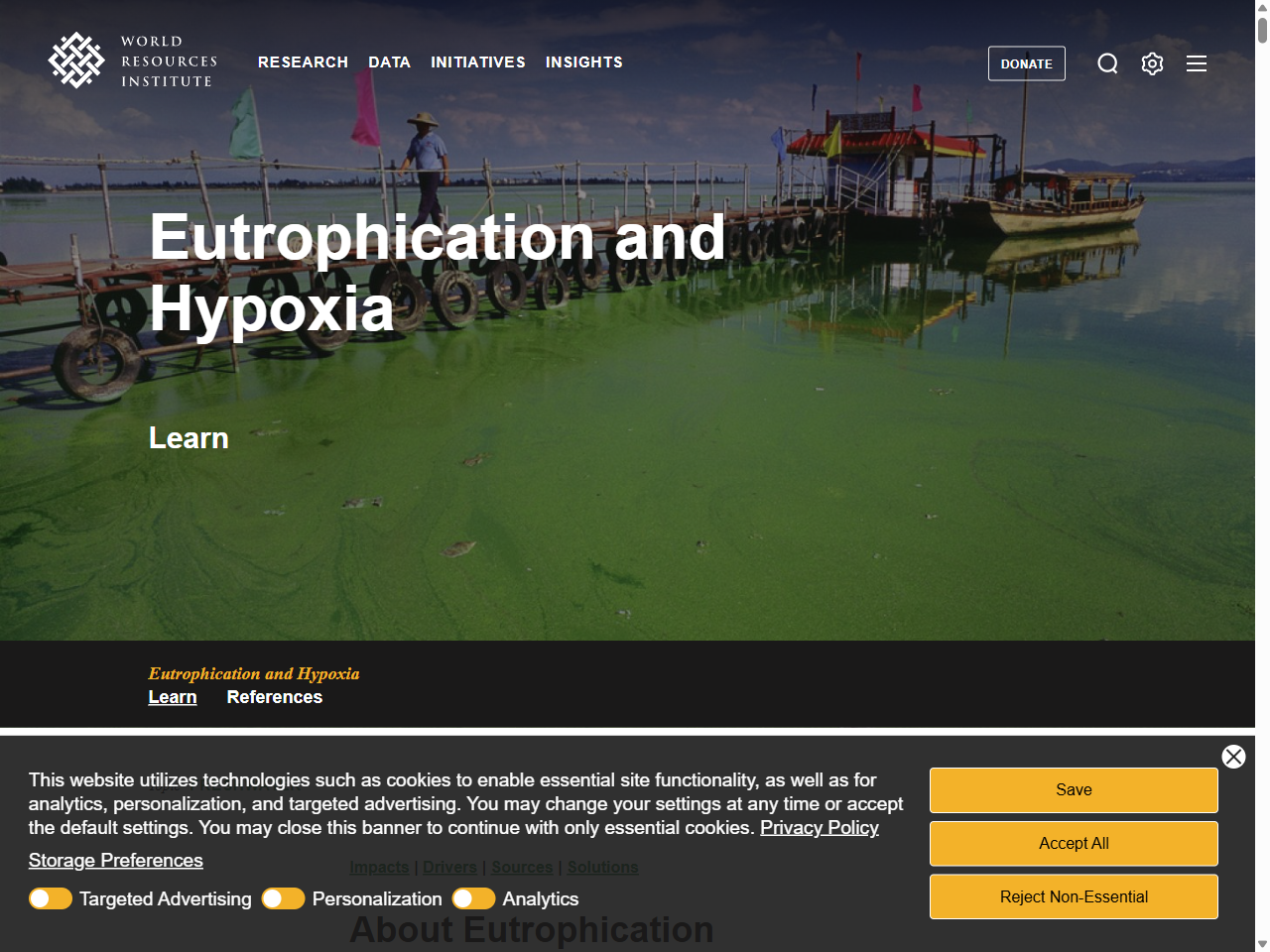 Preview of About Eutrophication and Hypoxia | World Resources Institute, accessed August 17, 2025, 