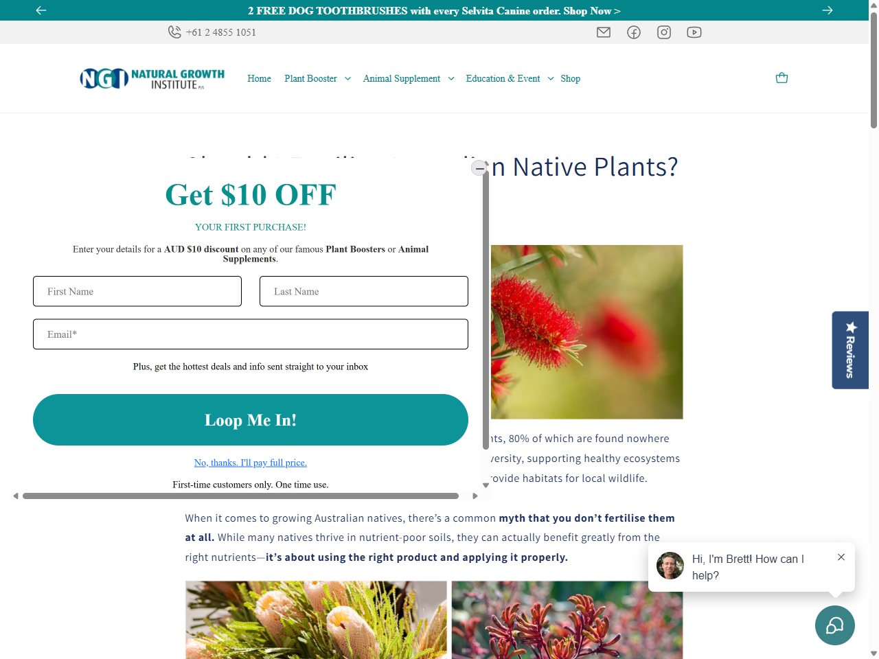 Preview of Should I Fertilise Australian Native Plants? - Natural Growth Institute, accessed August 11, 2025,