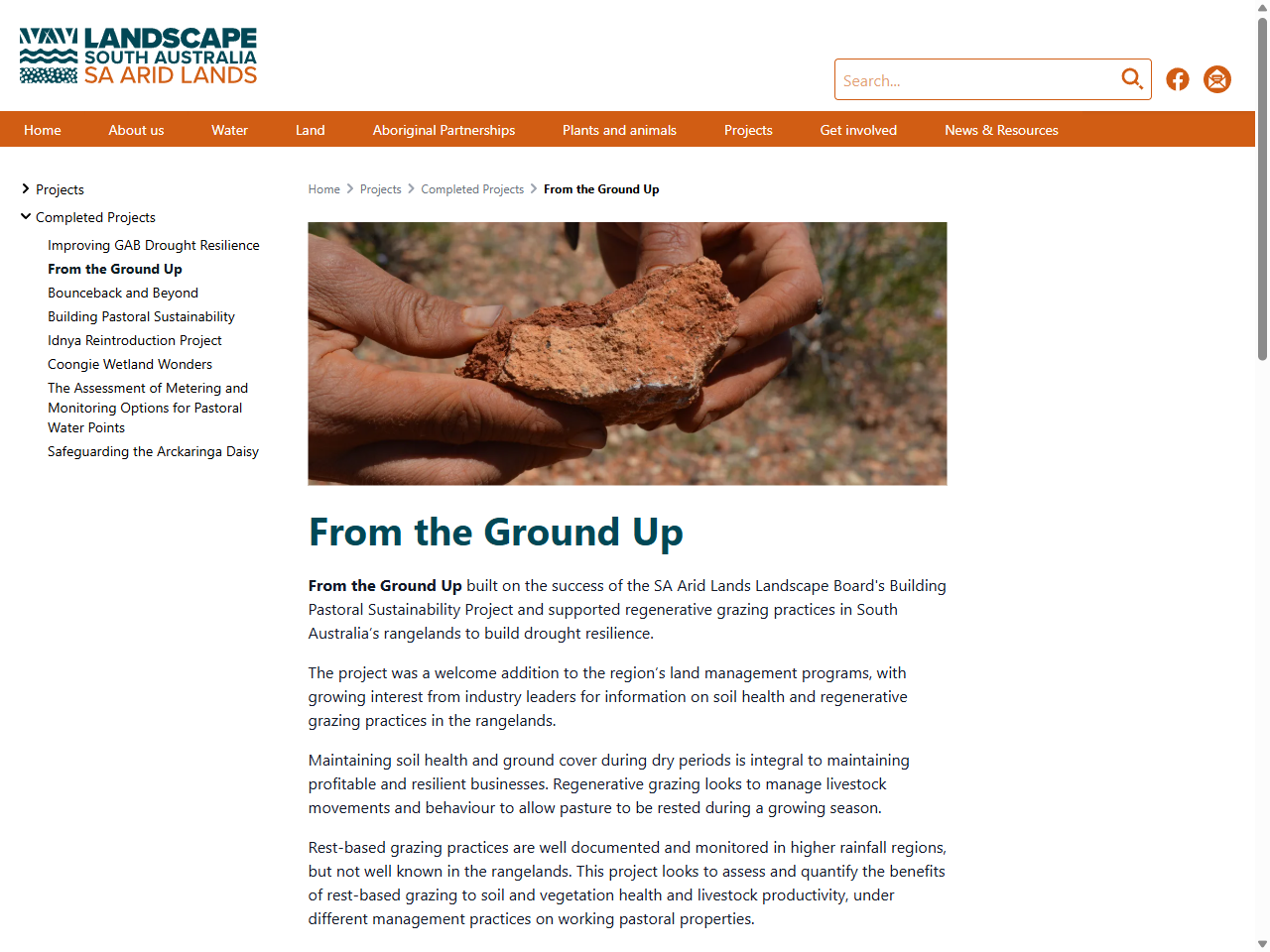 Preview of SA Arid Lands | From the Ground Up - Landscape South Australia, accessed July 25, 2025