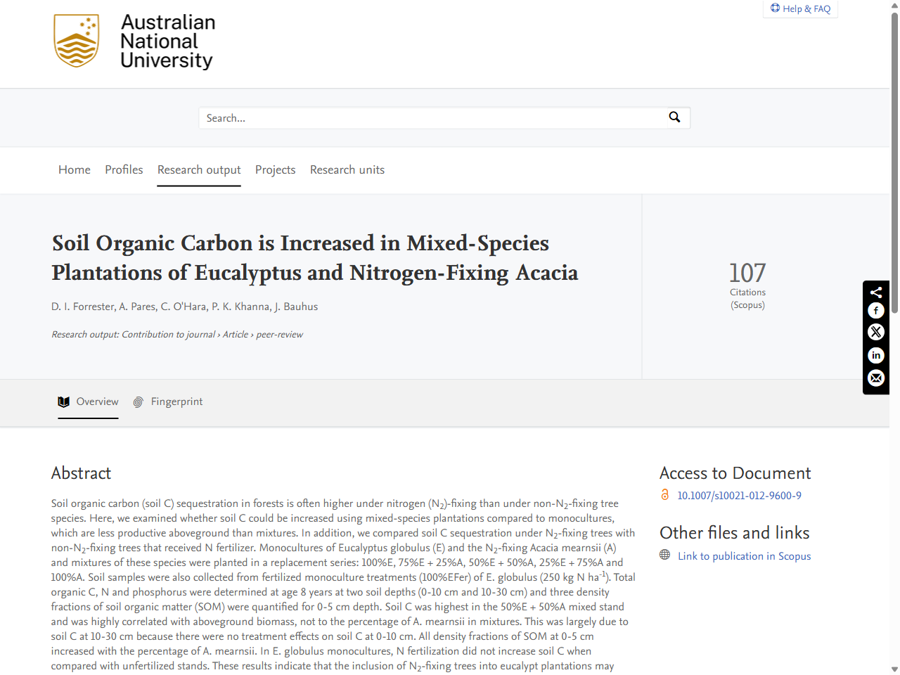 Preview of SOIL PROPERTIES AS AFFECTED BY PINUS RADIATA PLANTATIONS - Scion Research, accessed August 28, 2025, 