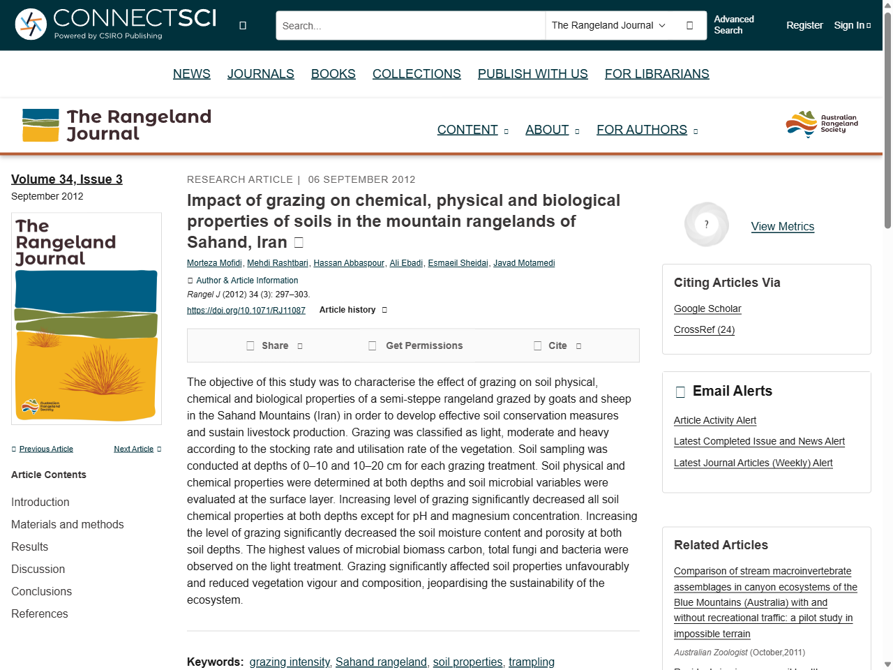 Preview of Response of Grazing Land Soil Health to Management Strategies: A Summary Review, accessed July 10, 2025, 