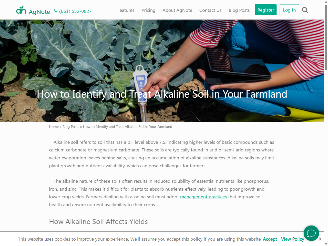 Preview of How to Identify and Treat Alkaline Soil in Your Farmland | AgNote