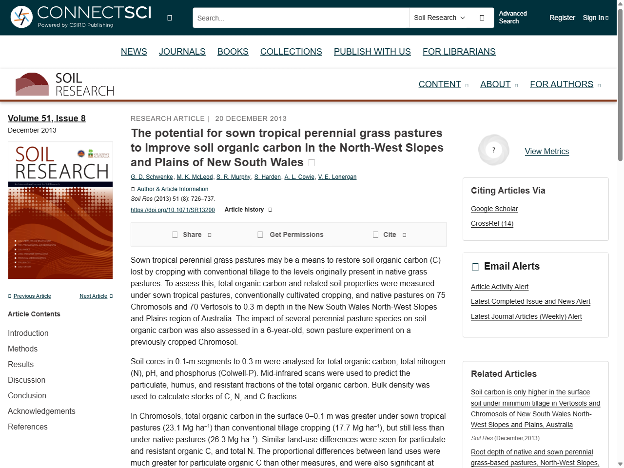 Preview of Critical range of soil organic carbon in southern Europe lands under desertification risk