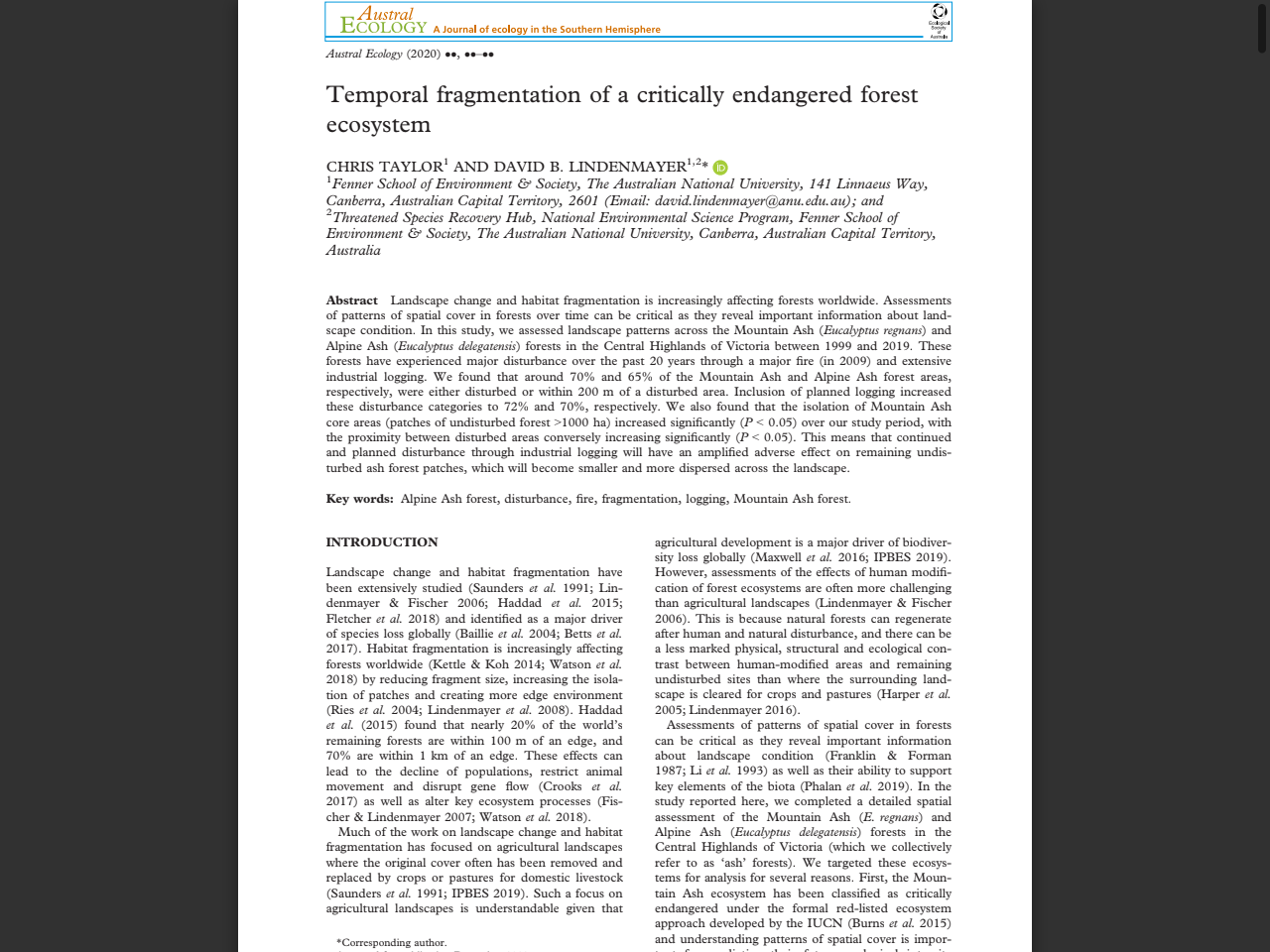 Preview of Forest renewal – managing forests now and for generations to come ...