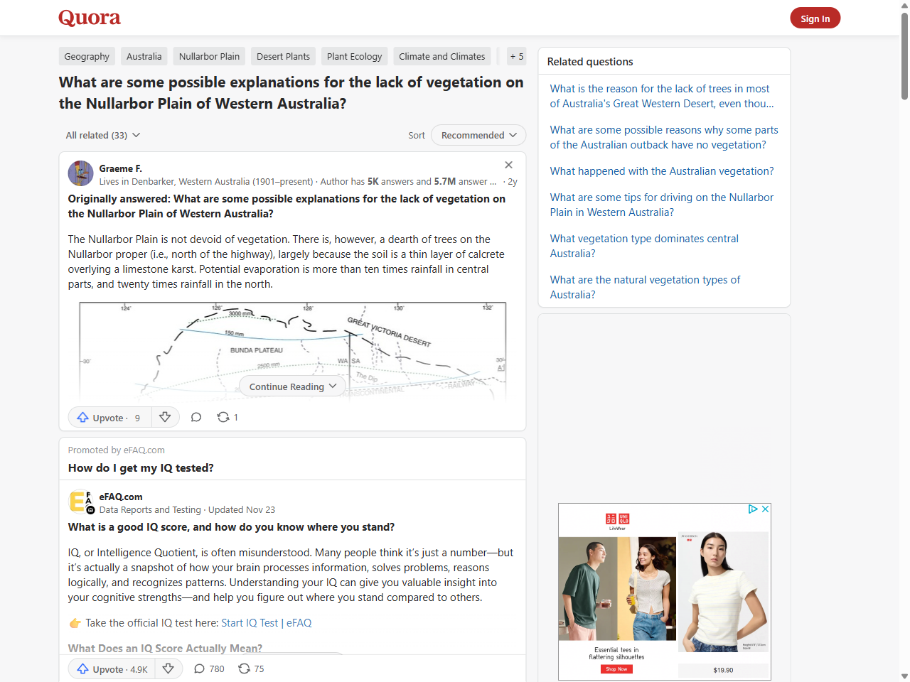 Preview of What are some possible explanations for the lack of vegetation on the Nullarbor Plain of Western Australia? - Quora, accessed July 27, 2025