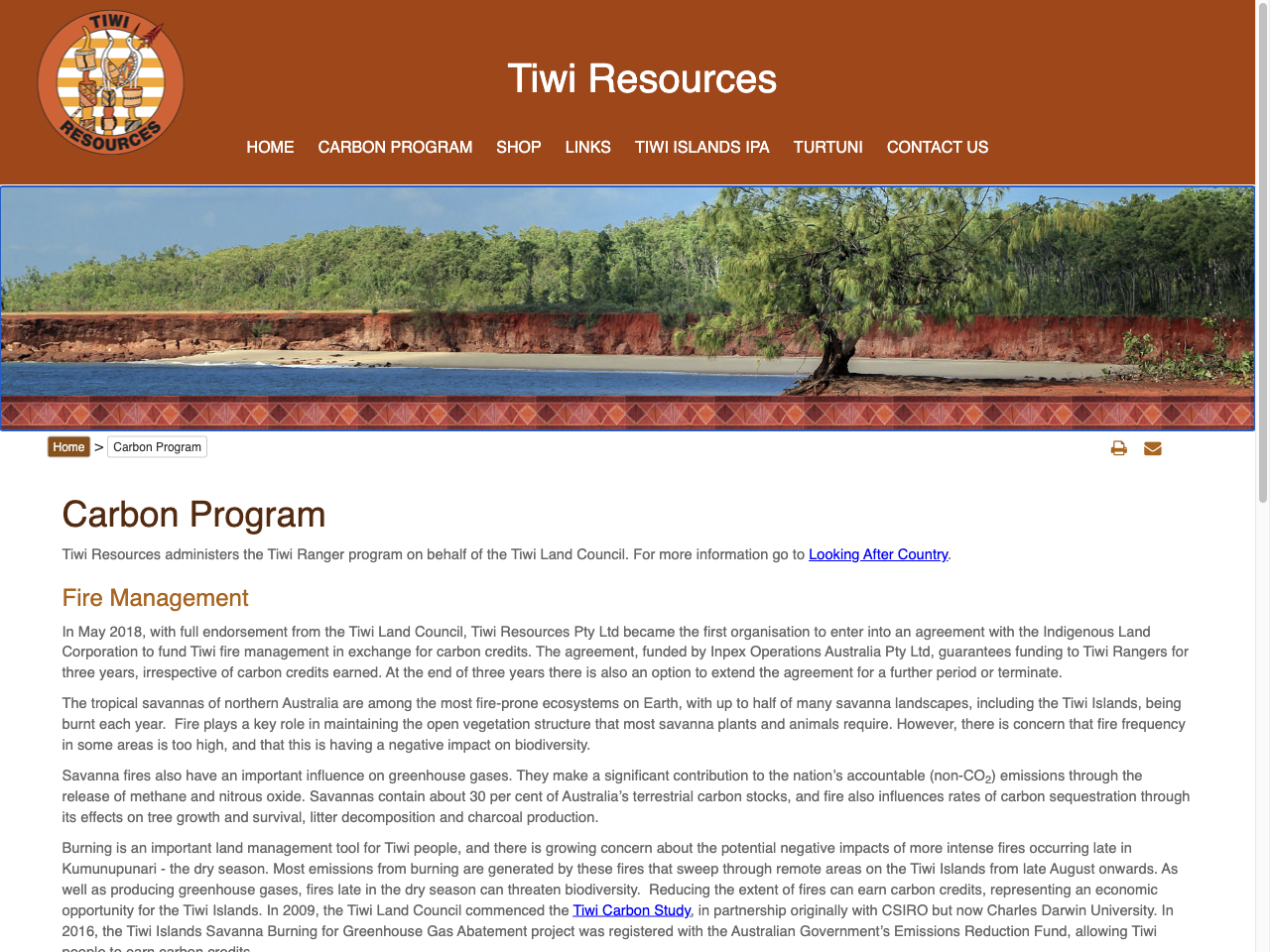 Preview of Carbon Program - Tiwi Resources, accessed July 30, 2025,