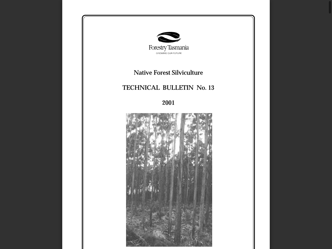Preview of Thinning Regrowth Eucalypts - Sustainable Timber Tasmania
