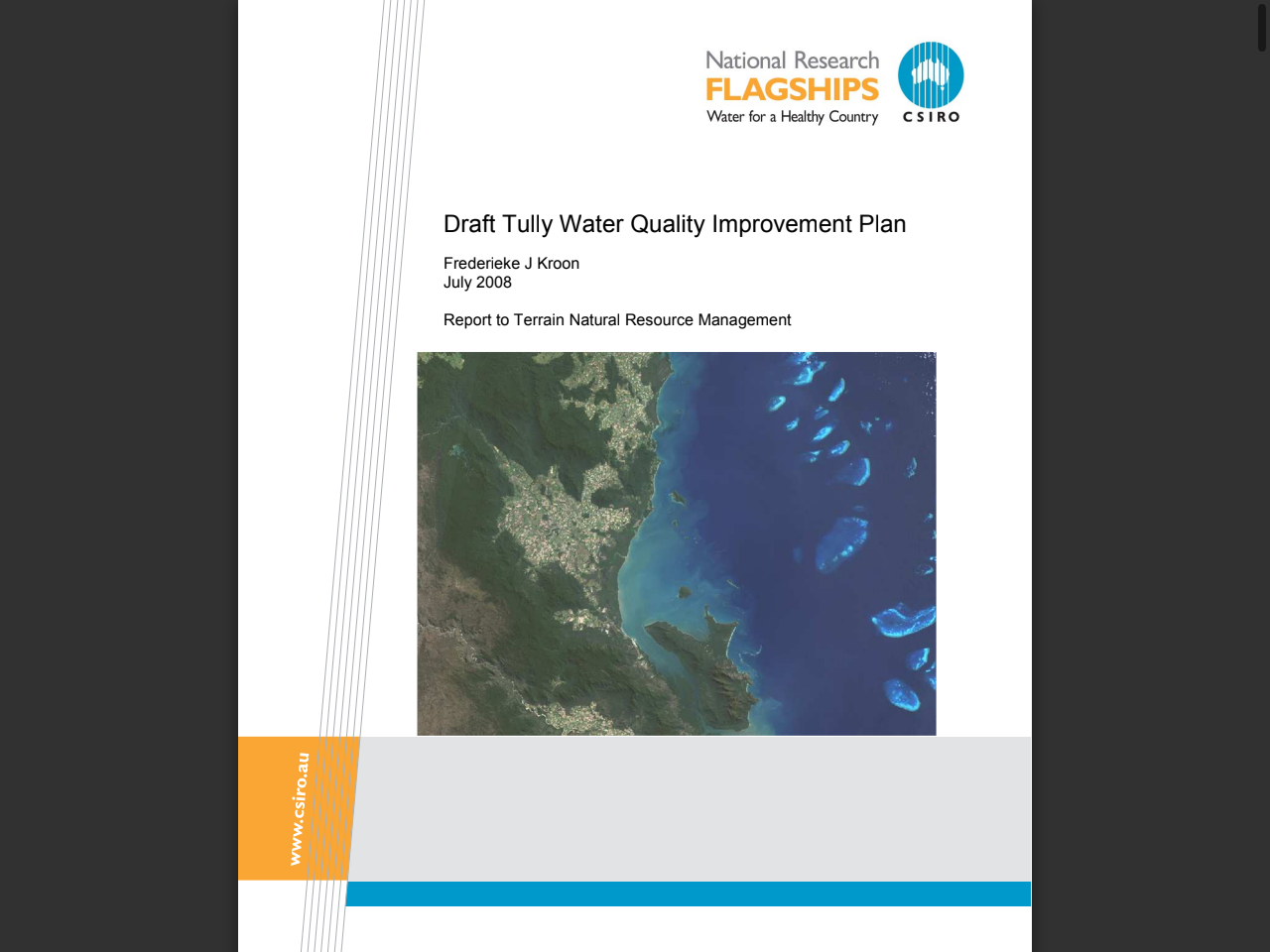 Preview of Final Tully WQIP - Wet Tropics Plan, accessed July 21, 2025,
