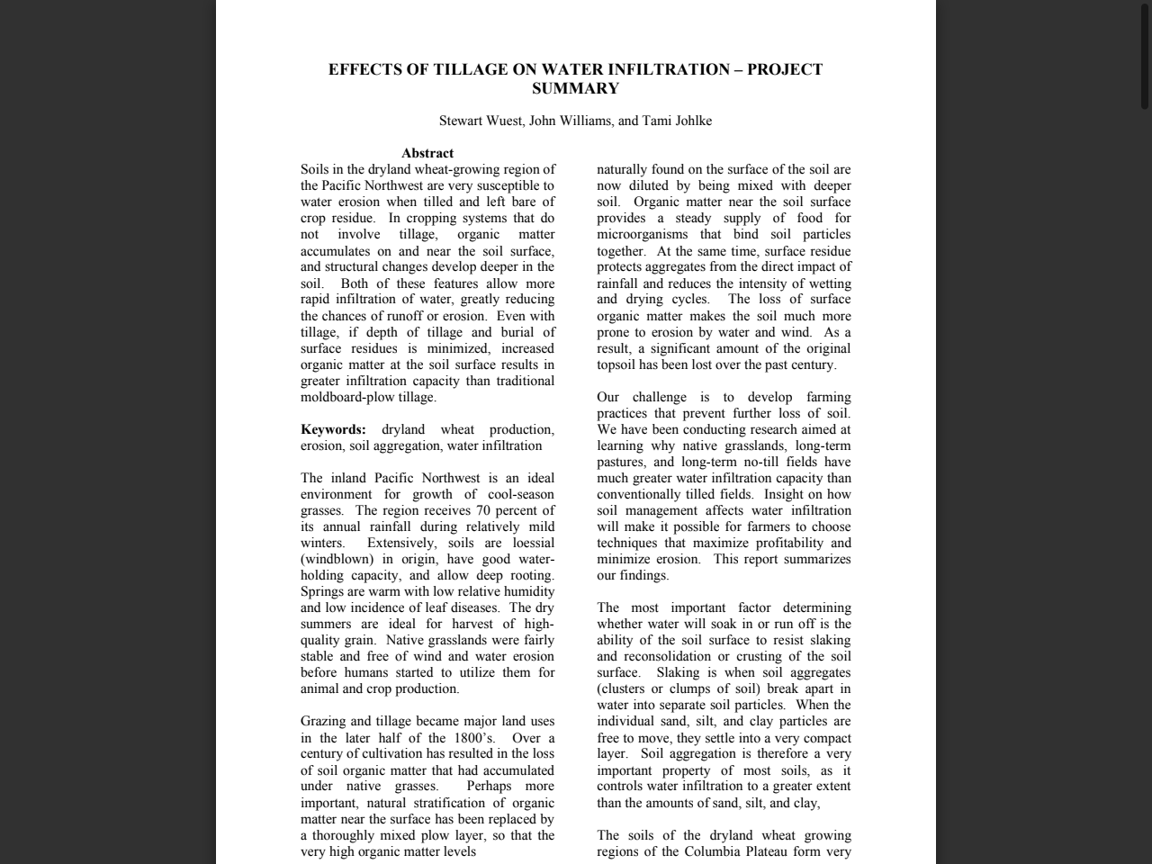 Preview of Inherent Factors Affecting Soil Infiltration Infiltration Management - USDA, accessed July 7, 2025