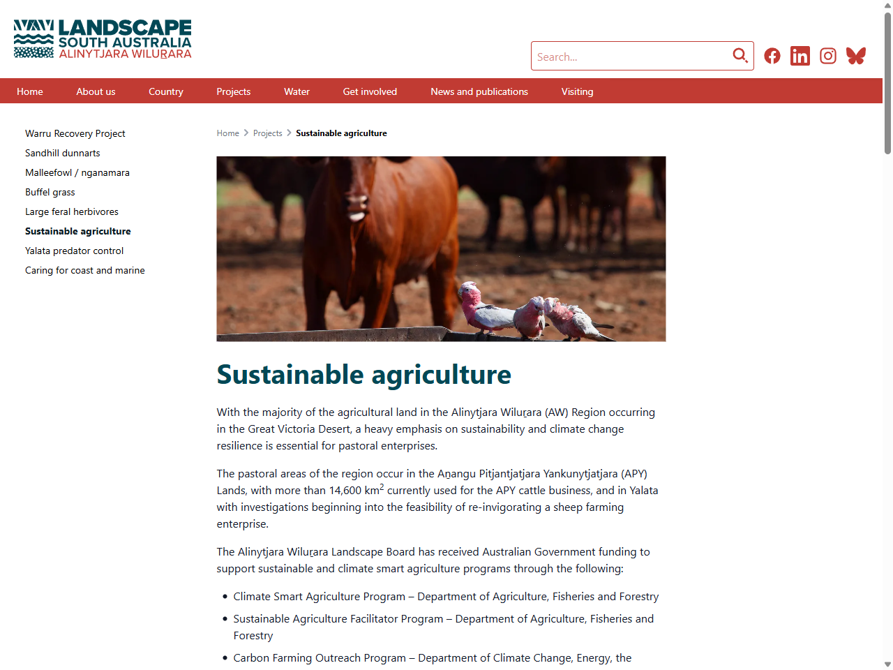 Preview of Sustainable… - Landscape South Australia - Alinytjara Wilurara, accessed July 23, 2025
