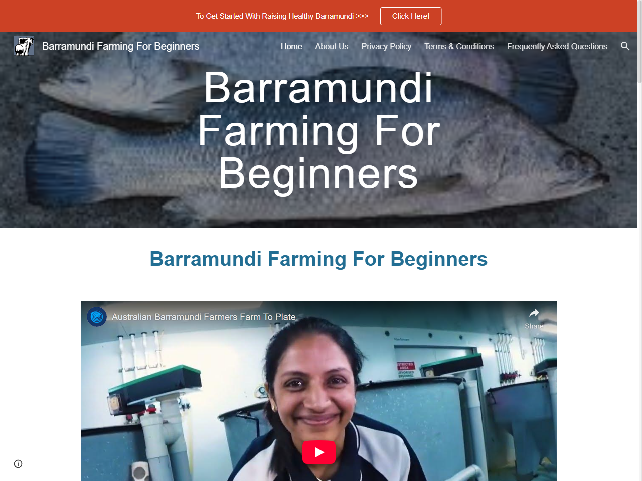 Preview of Barramundi Farming For Beginners - Google Sites, accessed July 25, 2025,