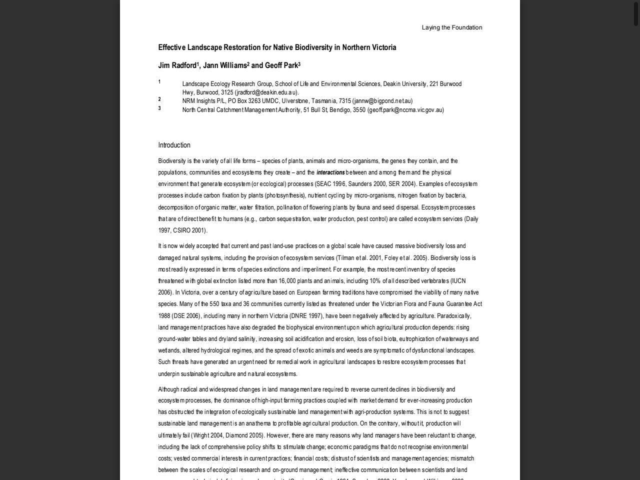 Preview of Avon Basin hydrological and nutrient modelling - Government of Western Australia
