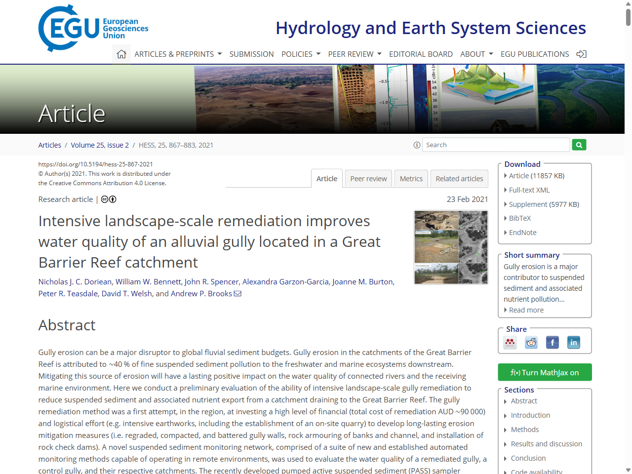 Preview of Intensive landscape-scale remediation improves water ... - HESS, accessed May 11, 2025,