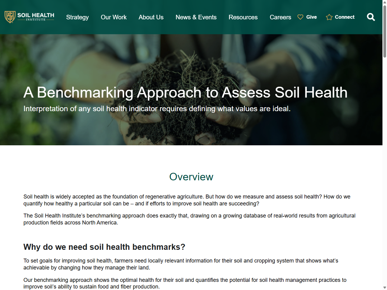 Preview of A Benchmarking Approach to Assess Soil Health - SHI, accessed August 28, 2025,