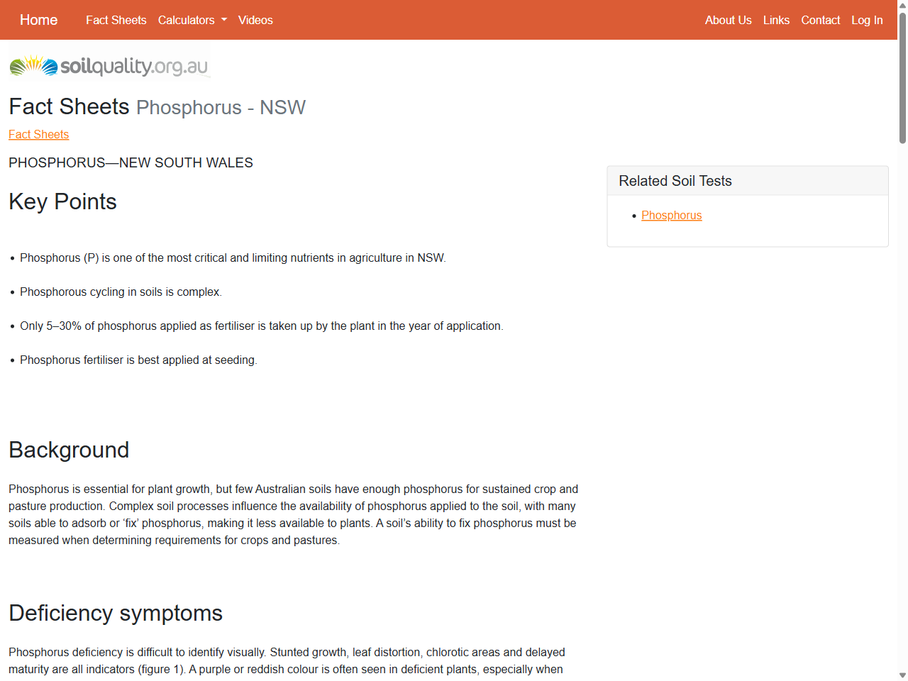Preview of A simple phosphorus buffering index for Australian soils - University of Tasmania Open Access Repository Cover sheet