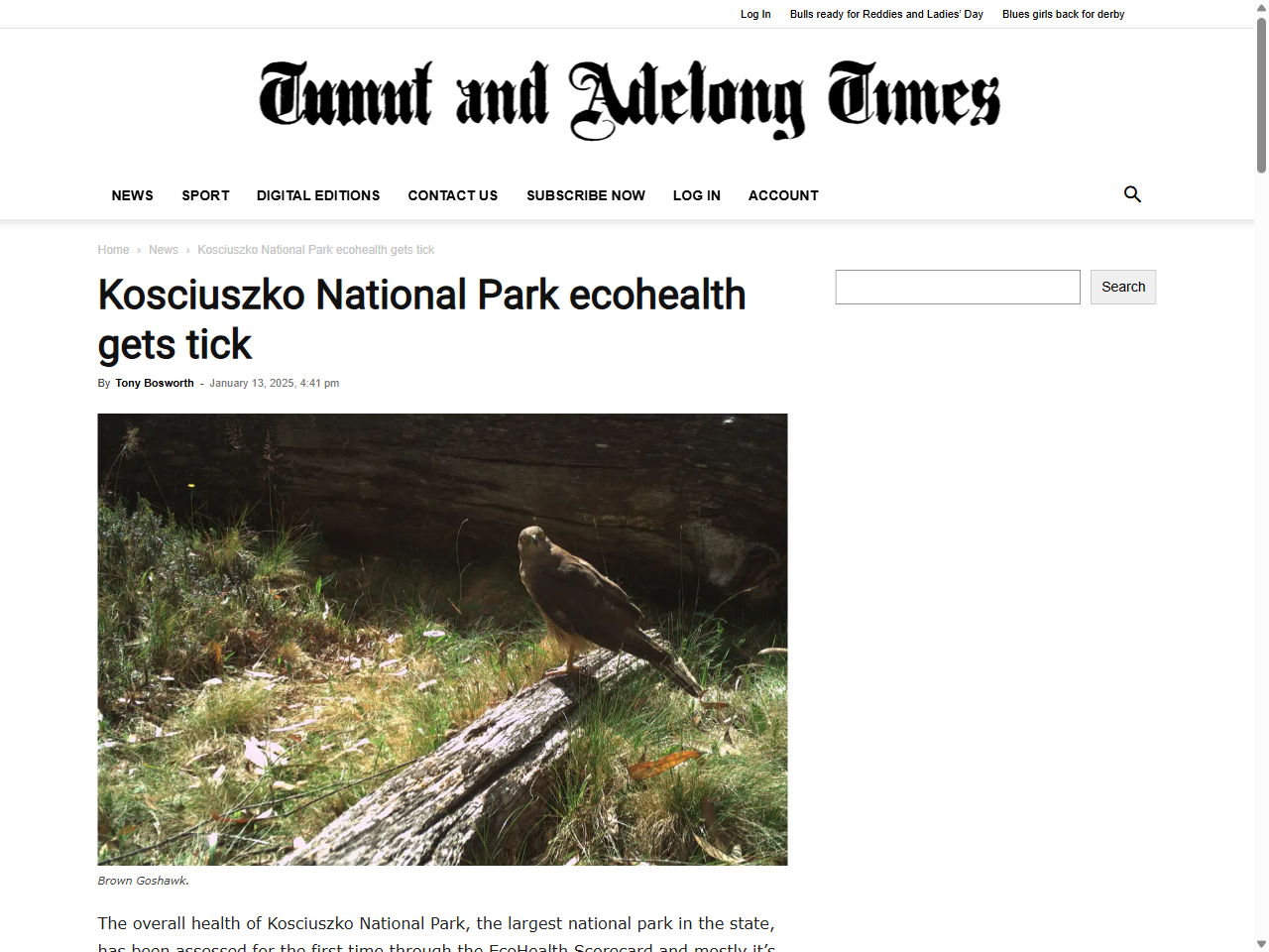 Preview of Kosciuszko National Park EcoHealth Scorecard 2022–23
