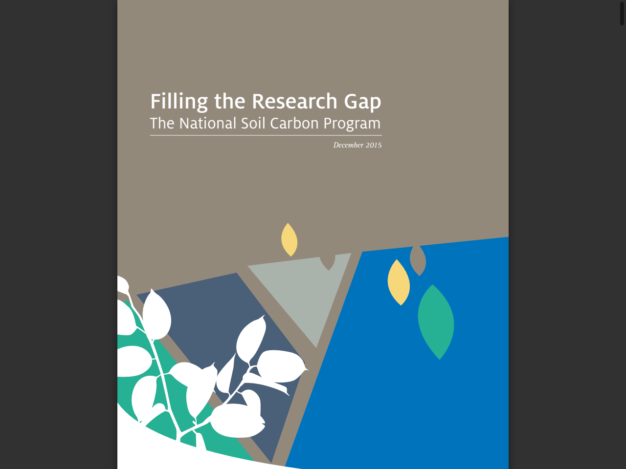 Preview of Filling the Research Gap - The National Soil Carbon Program