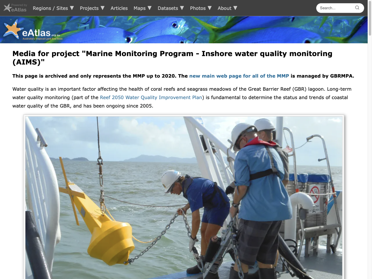 Preview of Marine Monitoring Program - Inshore water quality monitoring (AIMS ..., accessed August 3, 2025, 