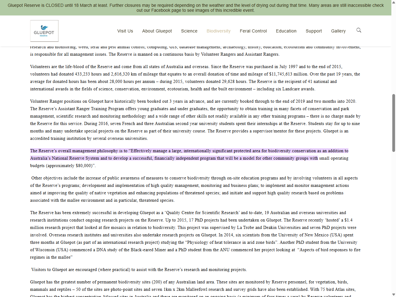 Preview of gluepot.org, accessed July 15, 2025