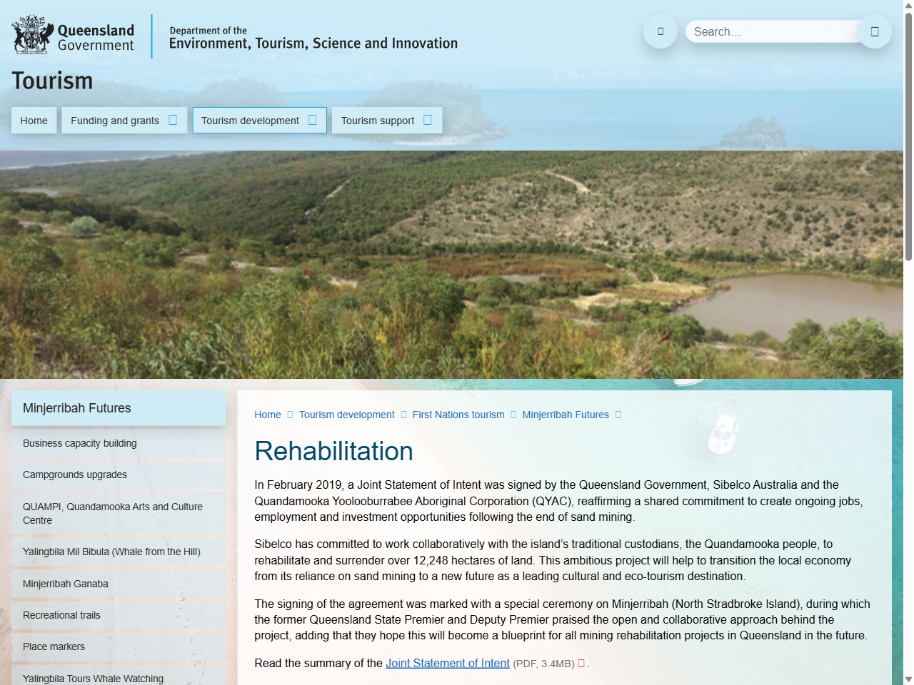 Preview of Rehabilitation - Department of the Environment, Tourism, Science and Innovation, accessed August 1, 2025, 