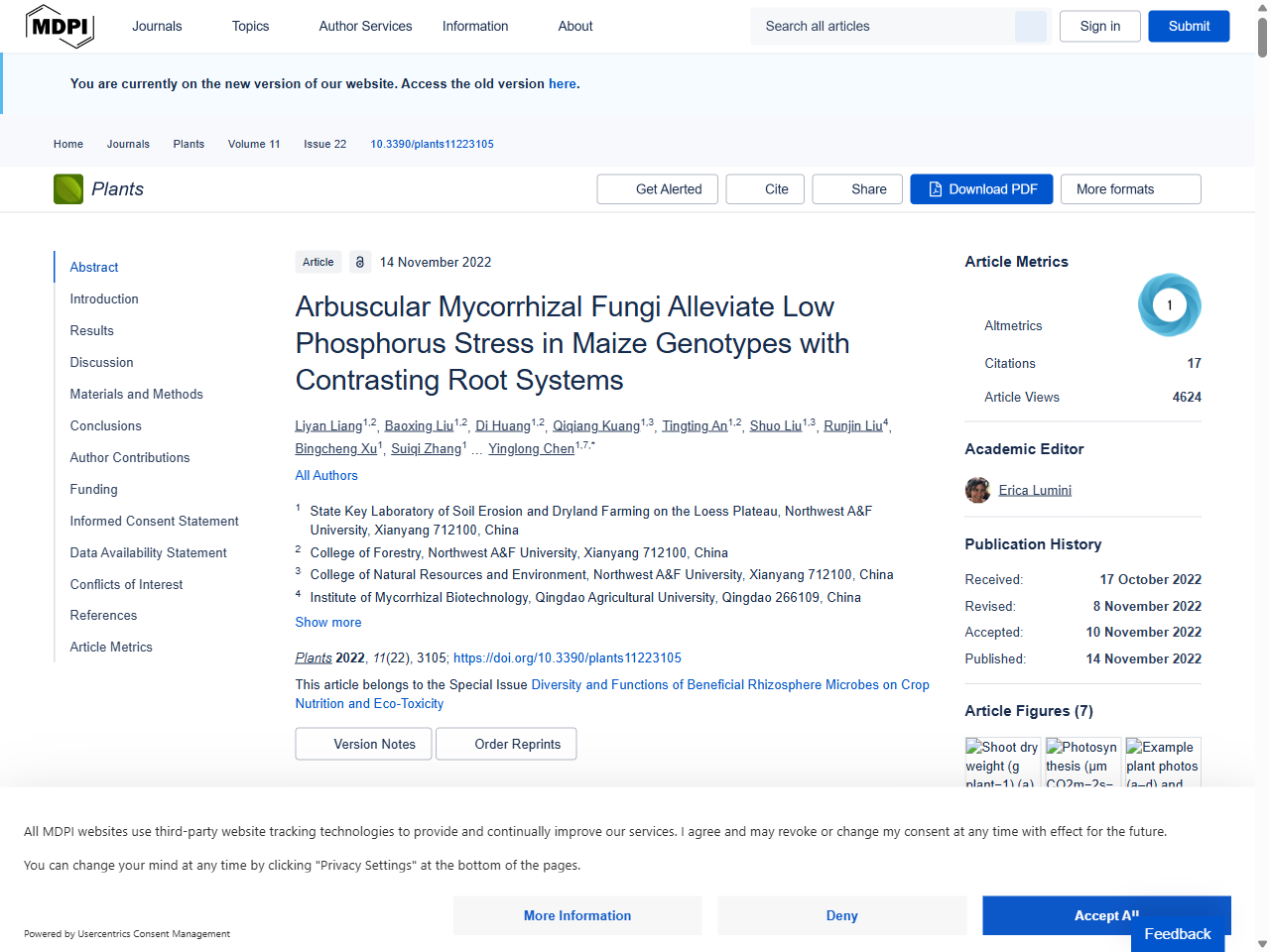 Preview of Phosphorus uptake and toxicity are delimited by mycorrhizal symbiosis in P-sensitive Eucalyptus marginata but not in P-tolerant Acacia celastrifolia - PubMed Central, accessed August 28, 2025