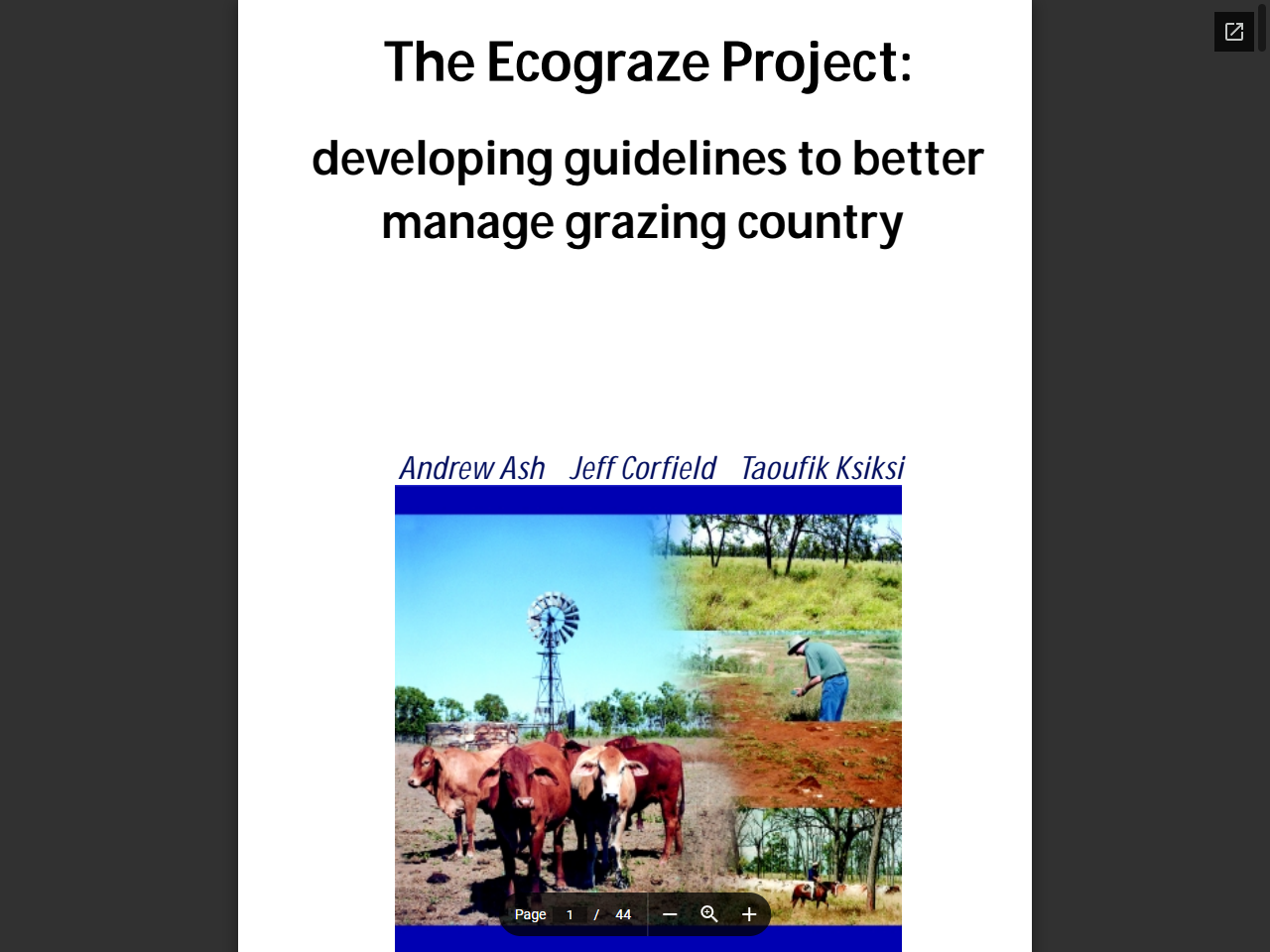 Preview of The Ecograze Project - developing guidelines to better ... - FutureBeef, accessed July 10, 2025,