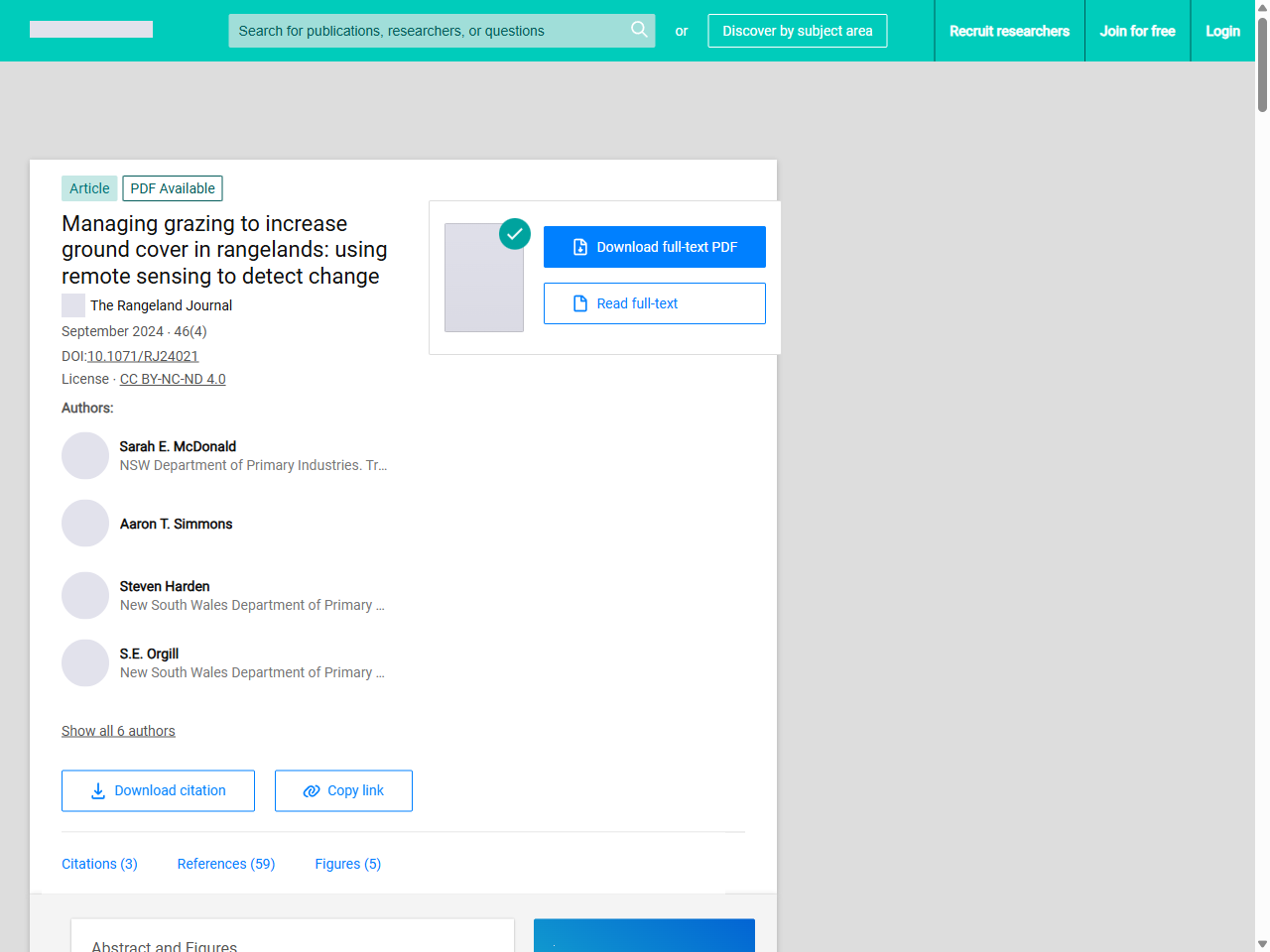 Preview of The ecology of domestic grazing in the Australian Alps | Request PDF