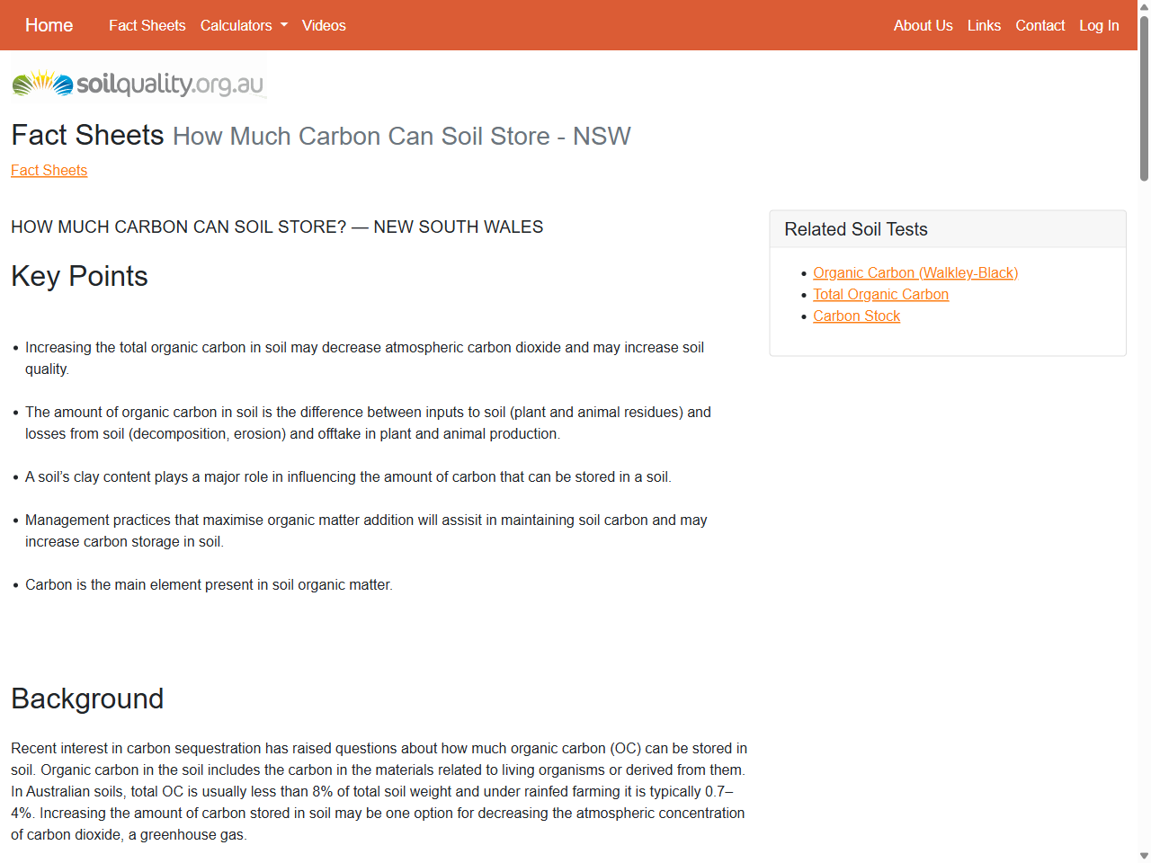 Preview of How Much Carbon Can Soil Store - NSW | Fact Sheets | soilquality ...