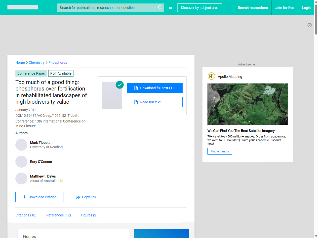 Preview of Synthesis of peer-reviewed literature and government technical reports on soil phosphorus dynamics in managed Australian native ecosystems.