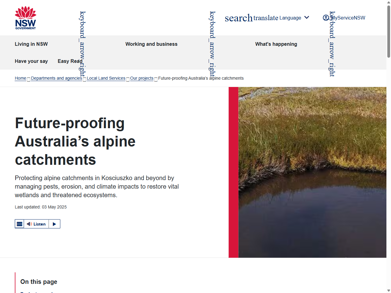 Preview of Future-proofing Australia's Alpine Catchments | NSW Government, accessed on May 29, 2025,