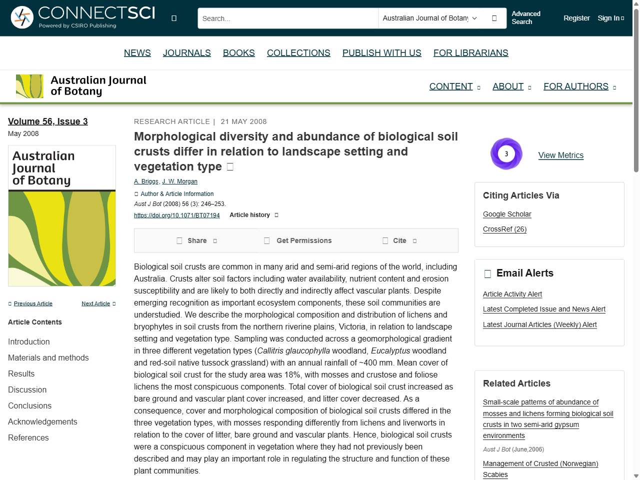 Preview of Soil Erosion Thresholds and Alternative States in Northeastern ..., accessed July 16, 2025