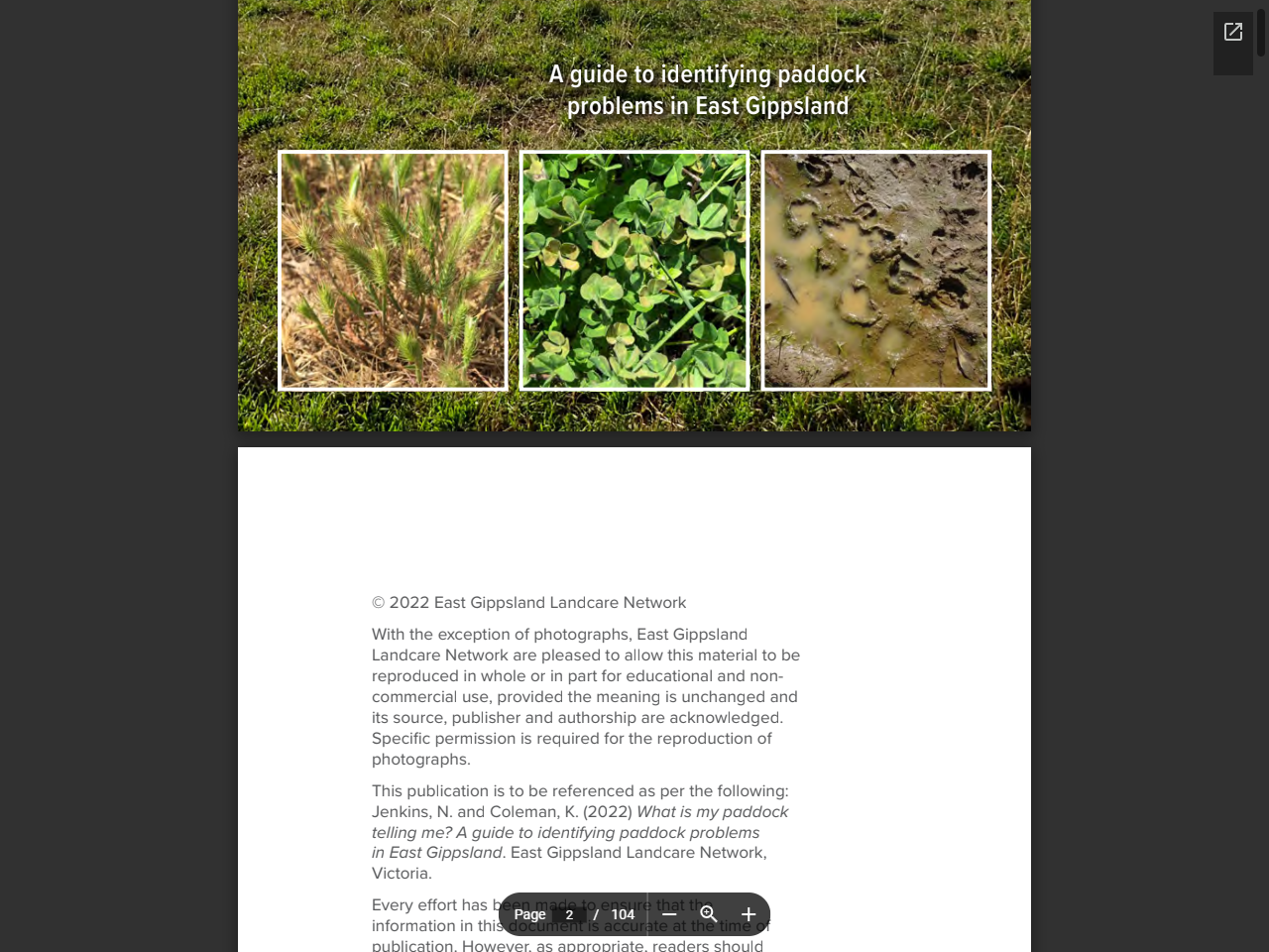 Preview of Gollop, L. (2023). Producer Case Study: Grid soil mapping for variable rate application of single superphosphate. Agriculture Victoria.