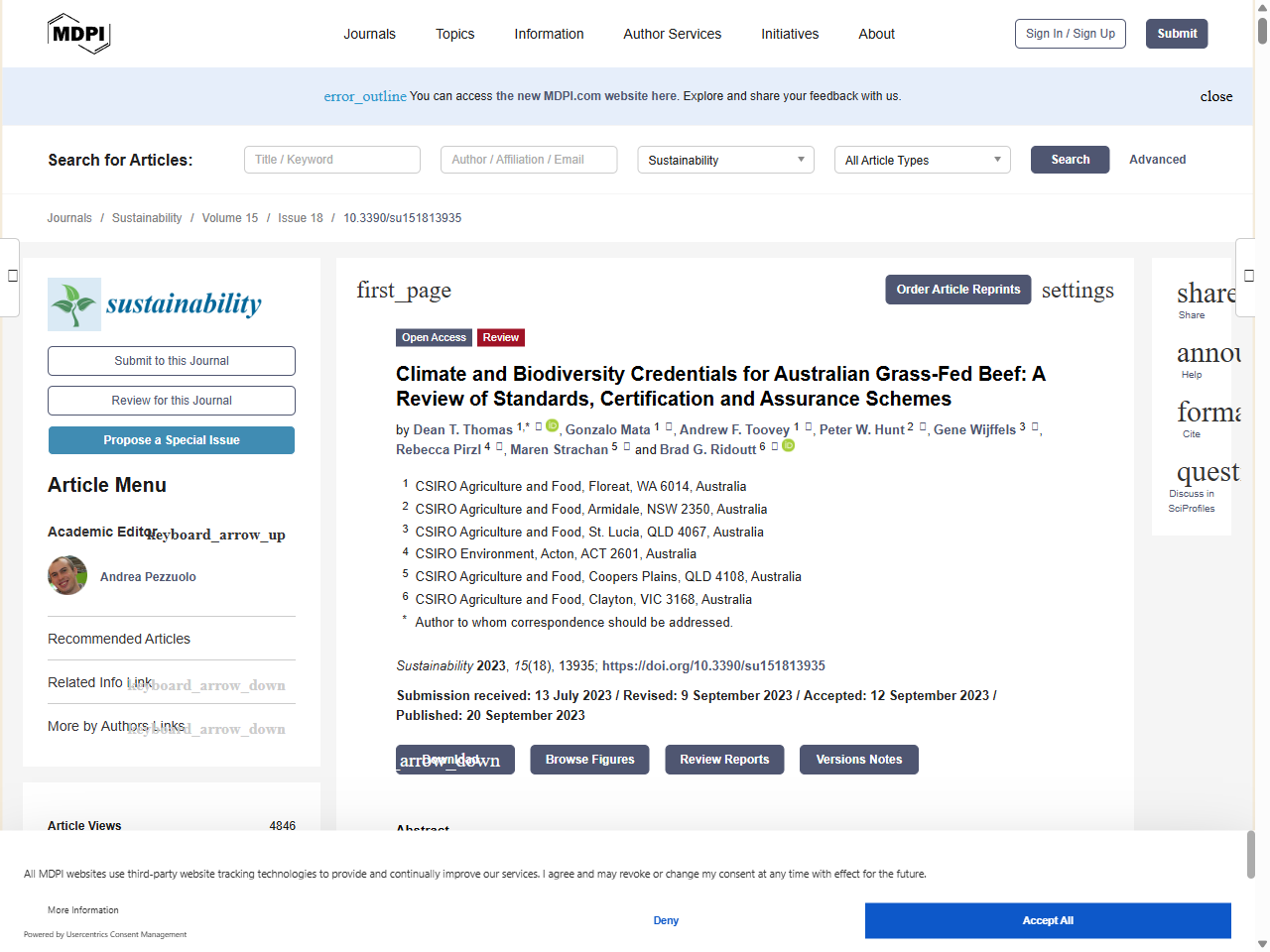 Preview of Climate and Biodiversity Credentials for Australian Grass-Fed Beef: A Review of Standards, Certification and Assurance Schemes - MDPI, accessed July 29, 2025