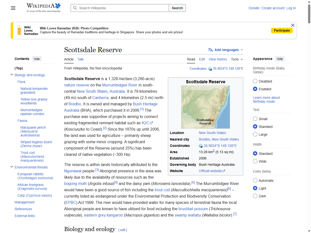 Preview of Scottsdale Reserve - Wikipedia, accessed July 15, 2025