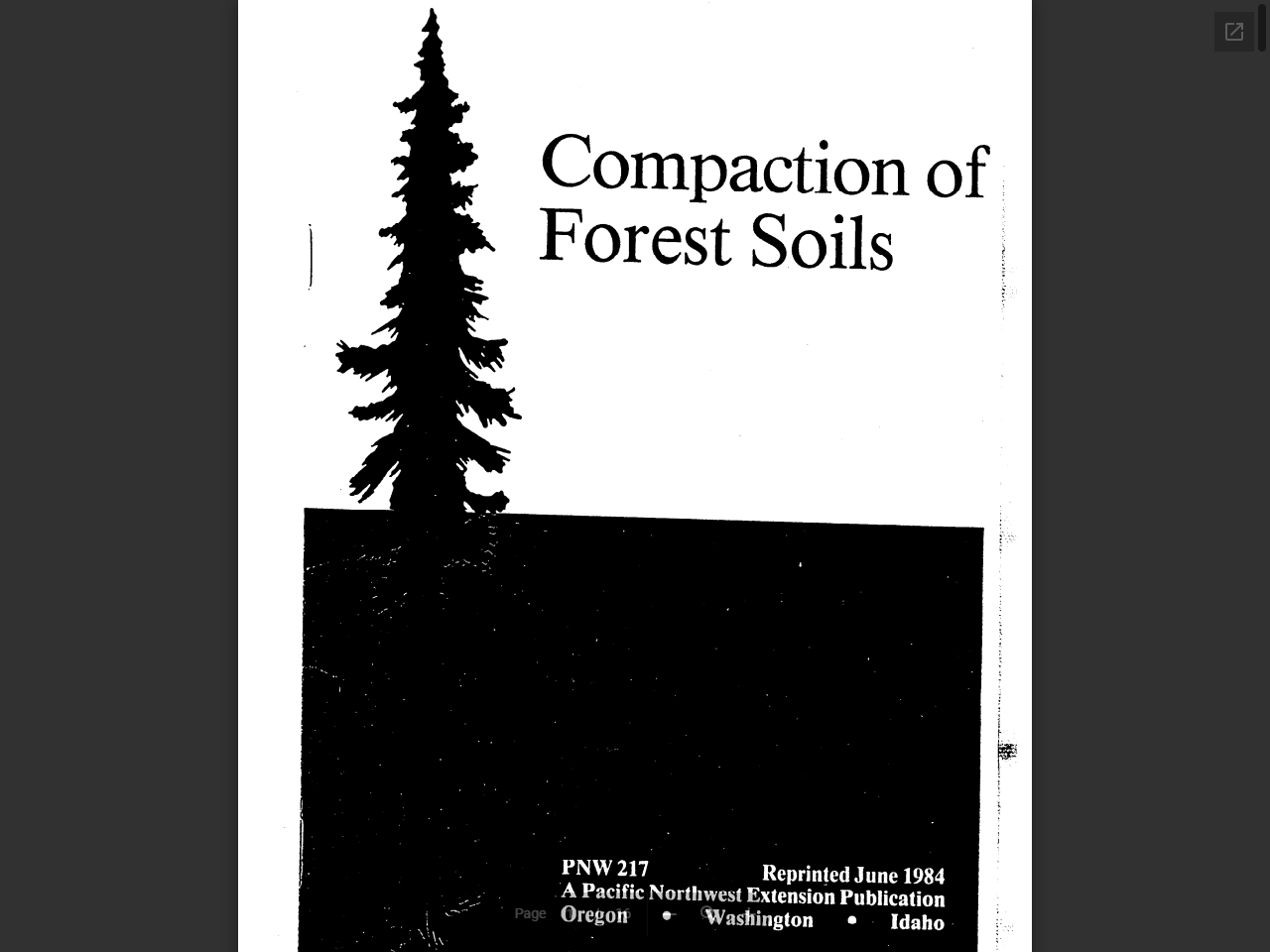 Preview of Compaction of sandy soils in Radiata pine forests. I. A penetrometer study