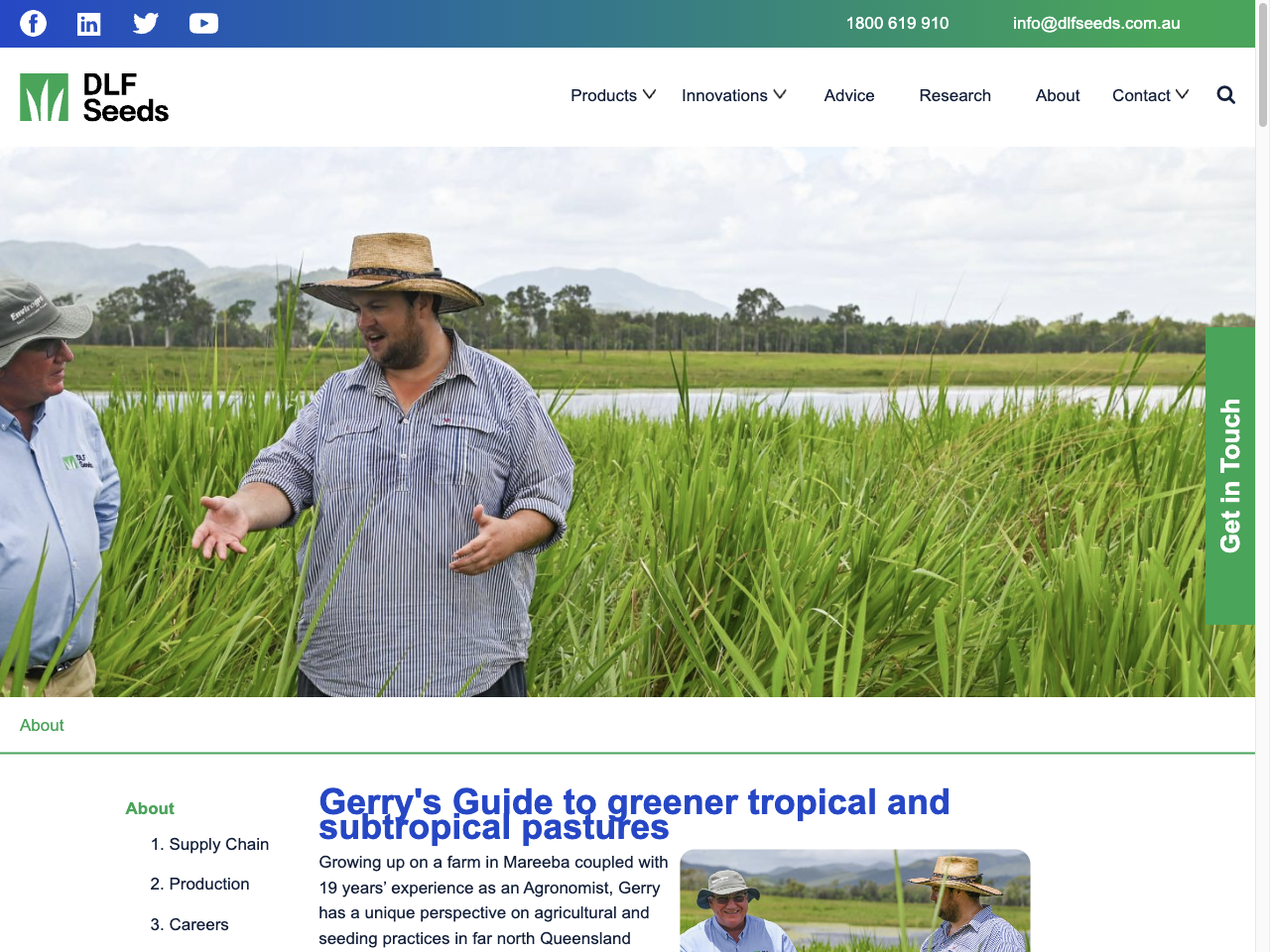 Preview of Gerry's Guide to greener tropical and subtropical pastures - DLF Seeds Australia, accessed July 30, 2025,