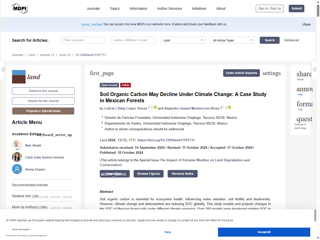 Preview of Full article: Assessing the impact of ecological forest restoration on soil carbon stocks in Sub-Saharan Africa: a systematic review - Taylor & Francis Online, accessed July 19, 2025
