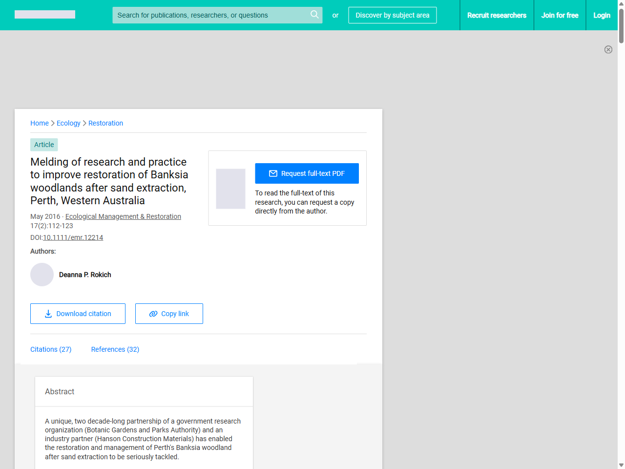 Preview of View of The distribution of fine root length density for six artificial afforestation tree species in Loess Plateau of Northwest China | Forest Systems, accessed May 15, 2025